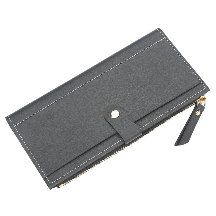 Long Women Hasp Leather Clutch Coin Purse Wallets(Black)
Long Women Hasp Leather Clutch Coin Purse Wallets(Black)