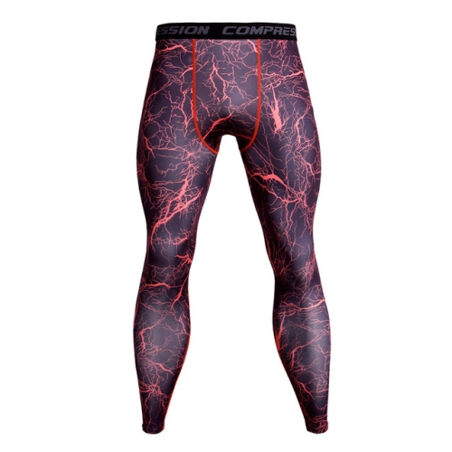 Running Football Training Fitness Compression Tights Pants for Men, Size:XL(Red Lightning)
Running Football Training Fitness Compression Tights Pants for Men, Size:XL(Red Lightning)