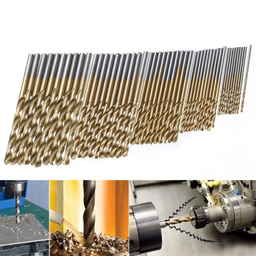 50 PCS/Set Titanium Coated Drill Bits High Speed Steel Drill Bit Set Power Drilling Tools
50 PCS/Set Titanium Coated Drill Bits High Speed Steel Drill Bit Set Power Drilling Tools