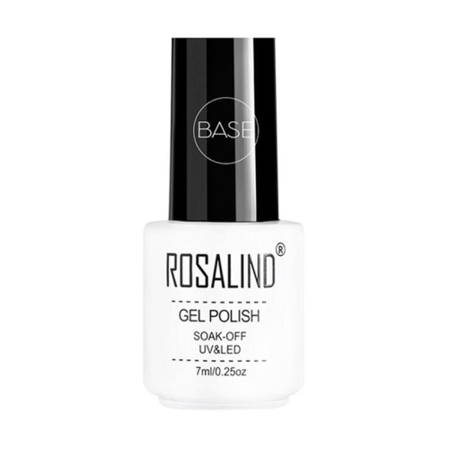 

ROSALIND Gel Polish Set UV Semi Permanent Primer Top Coat Poly Gel Varnish Nail Art Manicure Gel, Capacity: 7ml BASE