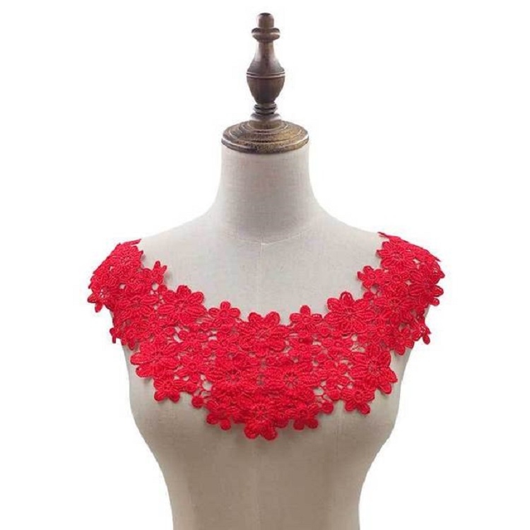 Red Lace Collar Three-dimensional Hollow Embroidered Fake Collar DIY Clothing Accessories, Size: About 45 x 26cm
Red Lace Collar Three-dimensional Hollow Embroidered Fake Collar DIY Clothing Accessories, Size: About 45 x 26cm