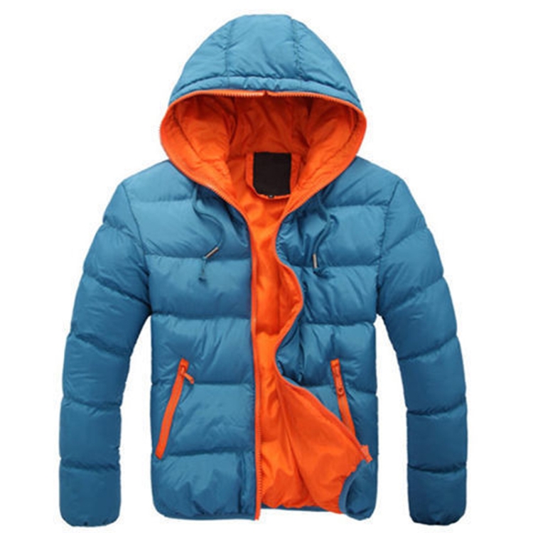 Stylish Slim Men Hooded Cotton Coat, Size:XXXXL(Light Blue + Orange)(Light Blue + Orange)
Stylish Slim Men Hooded Cotton Coat, Size:XXXXL(Light Blue + Orange)(Light Blue + Orange)