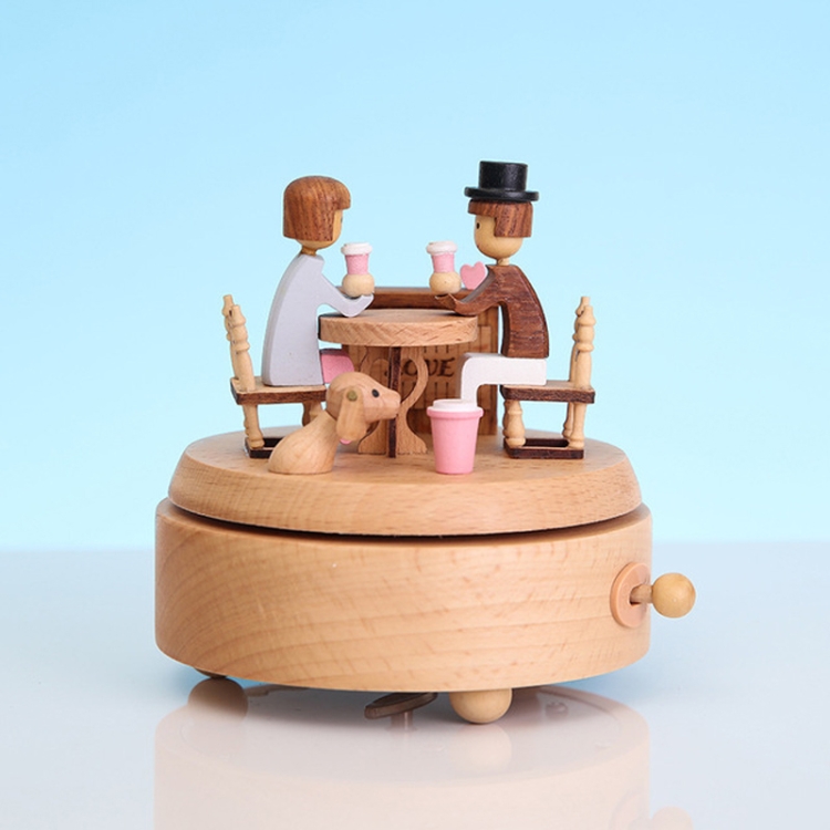 Creative Rotating Wooden Music Box Home Desktop Decoration, Style:Lover Dating
Creative Rotating Wooden Music Box Home Desktop Decoration, Style:Lover Dating