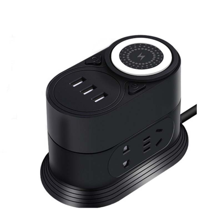 Mobile Phone Wireless Charging Socket Creative Smart Usb Power Strip Multi-Function Desktop Vertical Power Strip, CN Plug, Specification: 3 Meters, Style:2 Layer( Black)
Mobile Phone Wireless Charging Socket Creative Smart Usb Power Strip Multi-Function Desktop Vertical Power Strip, CN Plug, Specification: 3 Meters, Style:2 Layer( Black)