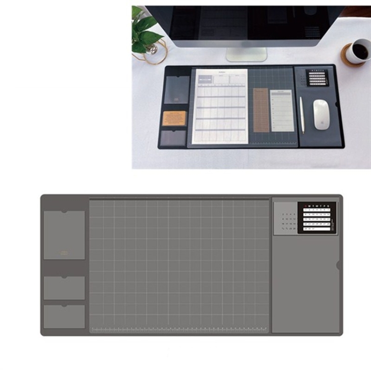 Retro Multifunctional Business Office Home Computer Desk Pad PU Mouse Pad(Gray)
Retro Multifunctional Business Office Home Computer Desk Pad PU Mouse Pad(Gray)