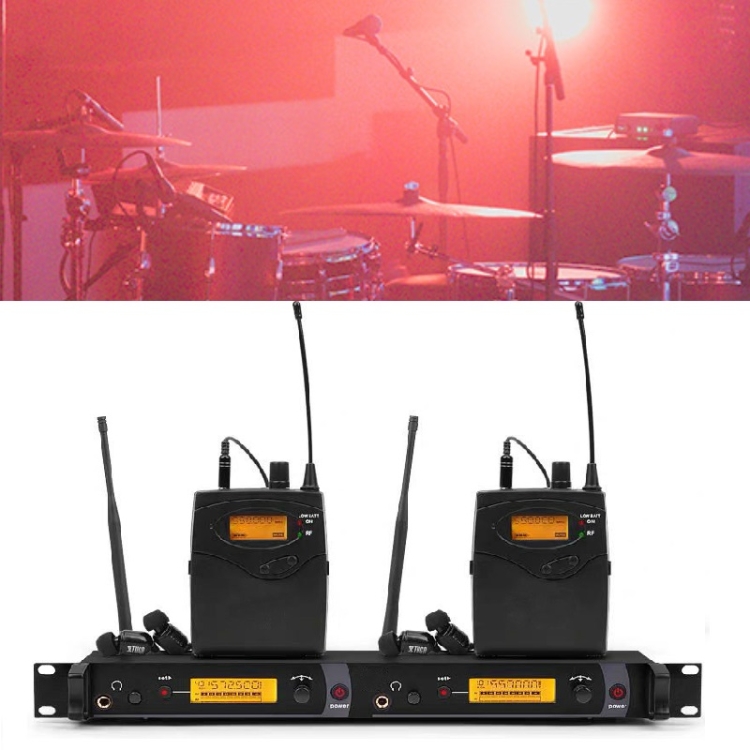 Professional Wireless Stage Ear Return Monitor Singer In-Ear Dual Channel Ear Return, Specification: 2 Waist Bag Suit
Professional Wireless Stage Ear Return Monitor Singer In-Ear Dual Channel Ear Return, Specification: 2 Waist Bag Suit