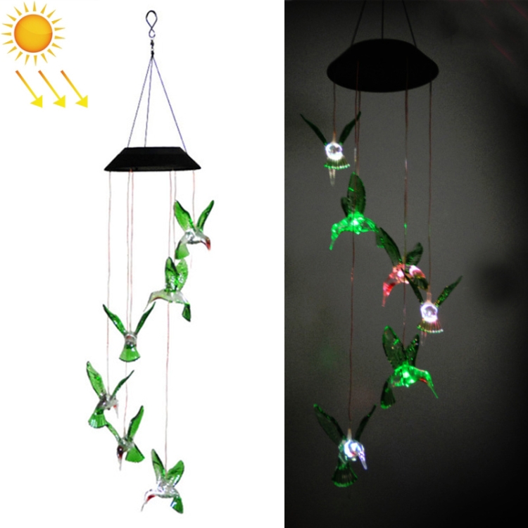 Outdoor Solar Wind Chime Lamp Courtyard Garden Decoration Led Landscape Lamp Ornaments, Style:Color Hummingbird
Outdoor Solar Wind Chime Lamp Courtyard Garden Decoration Led Landscape Lamp Ornaments, Style:Color Hummingbird