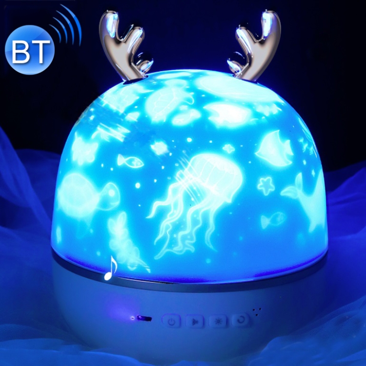 Small Deer Rotating Projection Lamp Children Starry Night Light Lover Gift, Style:Bluetooth Version
Small Deer Rotating Projection Lamp Children Starry Night Light Lover Gift, Style:Bluetooth Version