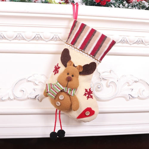 2 PCS Small Christmas Stocking Flannel Gift Bag Christmas Pendant Decorations(Elk)
2 PCS Small Christmas Stocking Flannel Gift Bag Christmas Pendant Decorations(Elk)