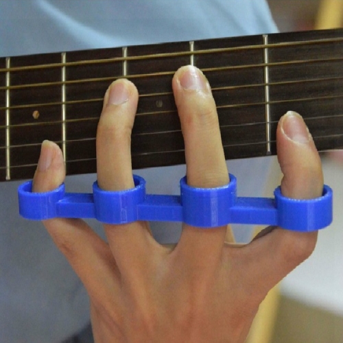 

Guitar Finger Expansion Finger Force Device Piano Span Practice Finger Sleeve, Specification:Small(Blue)