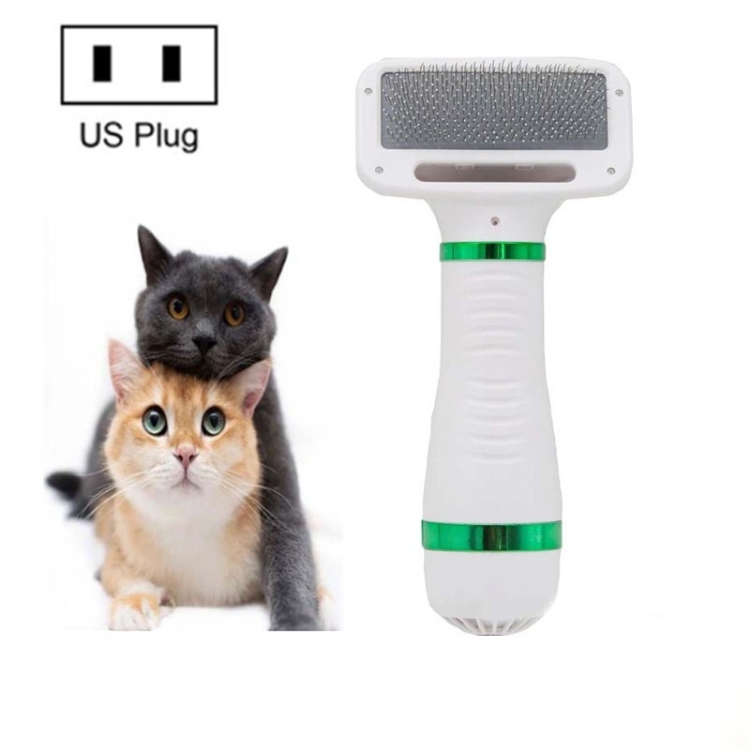 2 in 1 Pet Hair Dryer Comb for Dog and Cat Drying Hot Air Hair Removal Comb, Product specifications: US Plug 110V(White Green)
2 in 1 Pet Hair Dryer Comb for Dog and Cat Drying Hot Air Hair Removal Comb, Product specifications: US Plug 110V(White Green)