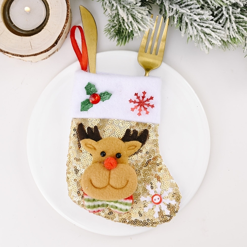 10 PCS Christmas Decorations Cutlery Knife Fork Set Christmas Candy Bag Christmas Tree Pendant, Style:Elk(Gold Sock)
10 PCS Christmas Decorations Cutlery Knife Fork Set Christmas Candy Bag Christmas Tree Pendant, Style:Elk(Gold Sock)