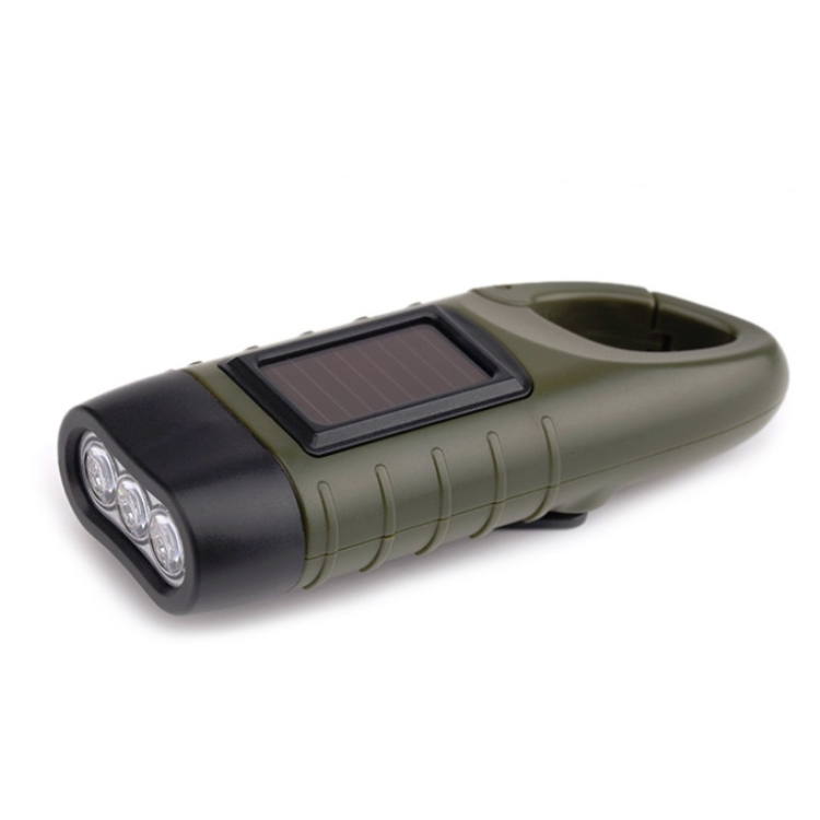 Outdoor Multi-Function Solar Flashlight LED Smart Hand-Cranked Power Generation
Outdoor Multi-Function Solar Flashlight LED Smart Hand-Cranked Power Generation