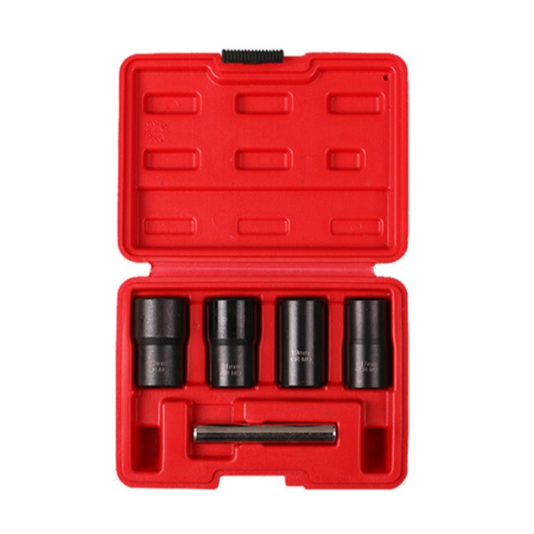 5 In 1 Non-Slip Sleeve Set Chrome-Molybdenum Steel Nut Disassembly Tool Sliding Tooth Nut Remover
5 In 1 Non-Slip Sleeve Set Chrome-Molybdenum Steel Nut Disassembly Tool Sliding Tooth Nut Remover