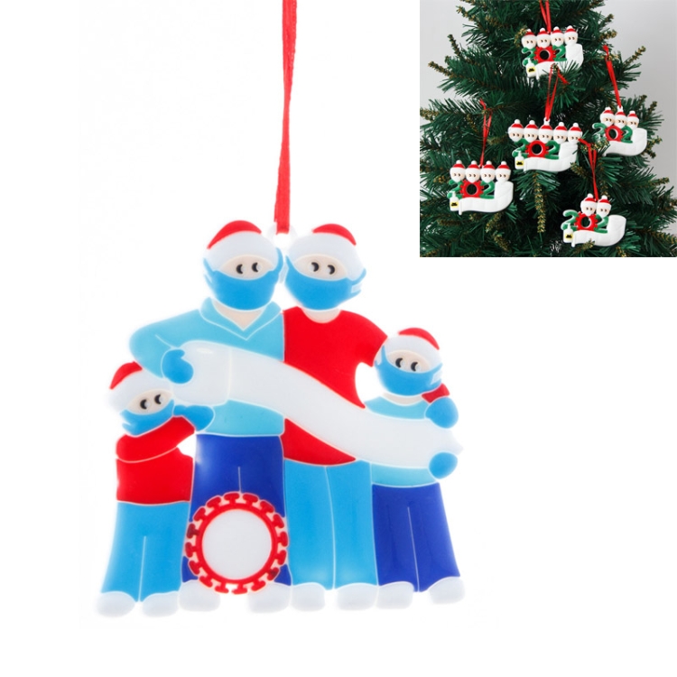 5 PCS Christmas DIY Survivor Decoration PVC Pendant, Specification: Family of Four
5 PCS Christmas DIY Survivor Decoration PVC Pendant, Specification: Family of Four