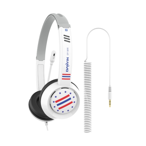 DANYIN DT326 Head-mounted Desktop Computer Children Learning Wire Headset with Microphone, Cable Length:1.8m, Style:Star Flag(White)
DANYIN DT326 Head-mounted Desktop Computer Children Learning Wire Headset with Microphone, Cable Length:1.8m, Style:Star Flag(White)