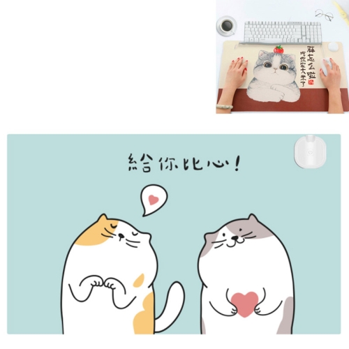Winter Office Heating Mouse Pad Desk Mat , AC 220V, CN Plug, Size: 60 x 36cm(Heart Cat)
Winter Office Heating Mouse Pad Desk Mat , AC 220V, CN Plug, Size: 60 x 36cm(Heart Cat)