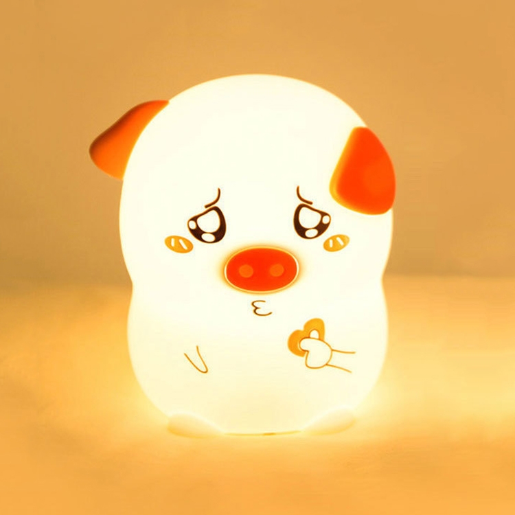 Love Pig Silicone Night Light USB Charging Colorful Pat Sensing Light, Specification:Pat Models(Finger Heart Pig)
Love Pig Silicone Night Light USB Charging Colorful Pat Sensing Light, Specification:Pat Models(Finger Heart Pig)