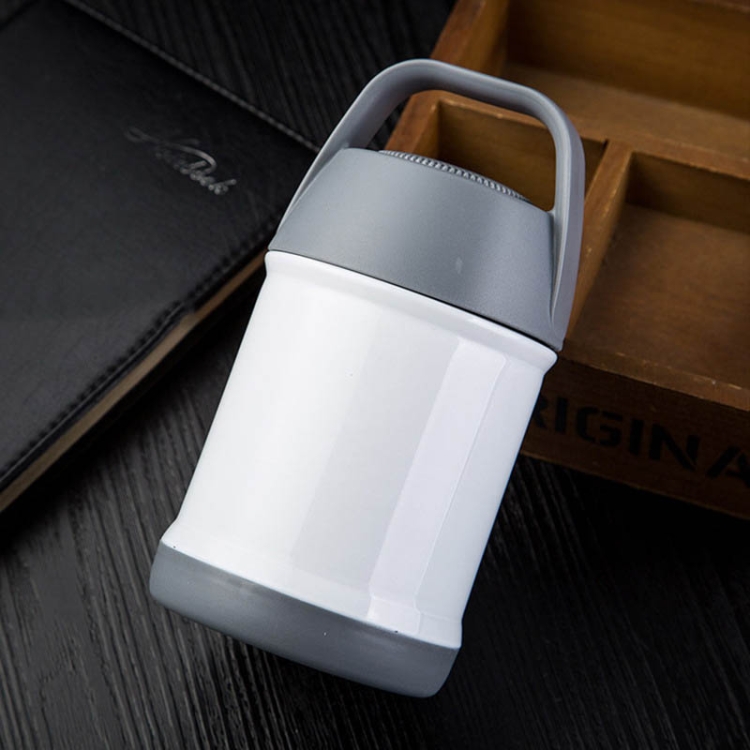 Stainless Steel Vacuum Stew Pot Portable Student Heat Preservation Lunch Box, Capacity: 560ml(White)
Stainless Steel Vacuum Stew Pot Portable Student Heat Preservation Lunch Box, Capacity: 560ml(White)