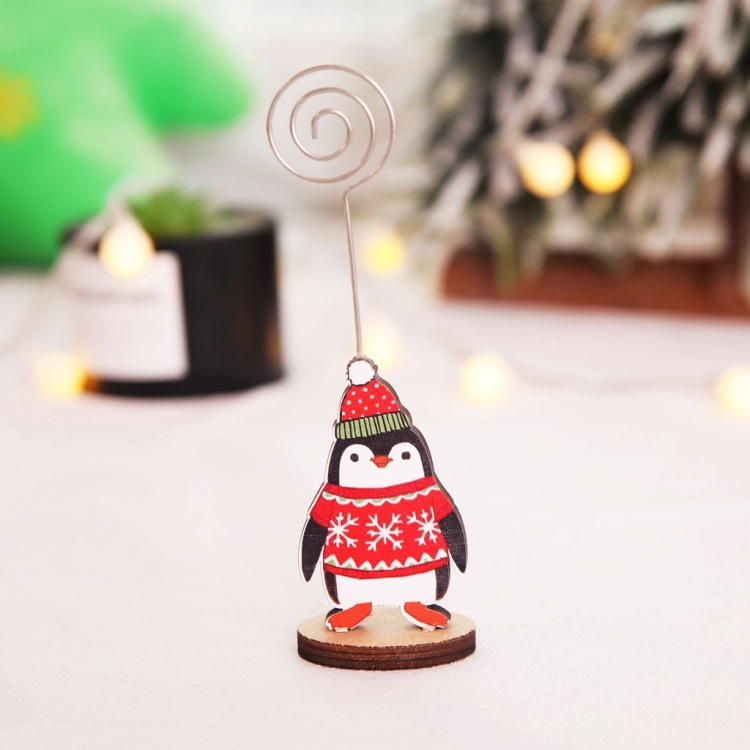 10 PCS Christmas Business Card Holder Message Holder Photo Holder Christmas Gifts Christmas Ornaments Note Holder(Penguin)
10 PCS Christmas Business Card Holder Message Holder Photo Holder Christmas Gifts Christmas Ornaments Note Holder(Penguin)