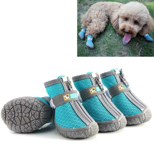 4 PCS / Set Breathable Non-slip Wear-resistant Dog Shoes Pet Supplies, Size: 3.3x4cm(Lake Blue)
4 PCS / Set Breathable Non-slip Wear-resistant Dog Shoes Pet Supplies, Size: 3.3x4cm(Lake Blue)