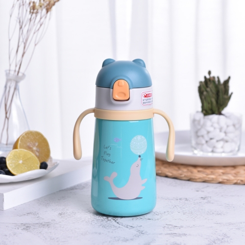 Cartoon Animal Pattern Children Straw Stainless Steel Vacuum Flask Water Bottle(Green)
Cartoon Animal Pattern Children Straw Stainless Steel Vacuum Flask Water Bottle(Green)