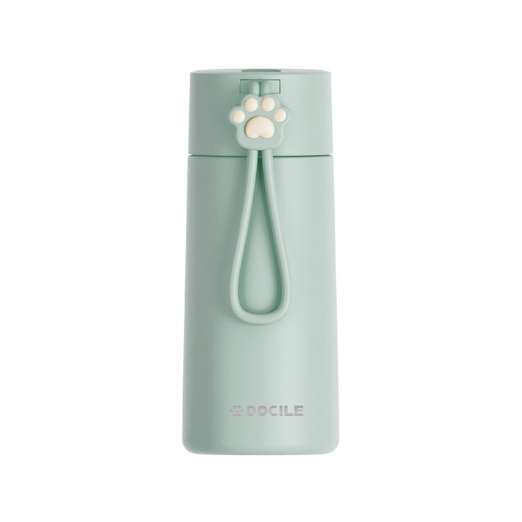 DOCILE Cat Paw Portable Mini Stainless Steel Vacuum Flask With Silicone Rope(Light Tea Green)
DOCILE Cat Paw Portable Mini Stainless Steel Vacuum Flask With Silicone Rope(Light Tea Green)