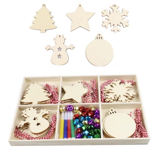Christmas Creative DIY Decoration Gift Set Handmade Wood Chip Pendant, Style:JM02041
Christmas Creative DIY Decoration Gift Set Handmade Wood Chip Pendant, Style:JM02041