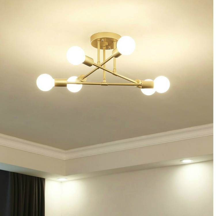 5W 6-Heads Modern LED Ceiling Chandelier Lighting Living Room Bedroom Creative Home Lighting, Emitting Color:White Light(Full Gold)
5W 6-Heads Modern LED Ceiling Chandelier Lighting Living Room Bedroom Creative Home Lighting, Emitting Color:White Light(Full Gold)