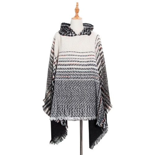 Spring Autumn Winter Checkered Pattern Hooded Cloak Shawl Scarf, Length (CM): 135cm(DP4-02 Black)
Spring Autumn Winter Checkered Pattern Hooded Cloak Shawl Scarf, Length (CM): 135cm(DP4-02 Black)