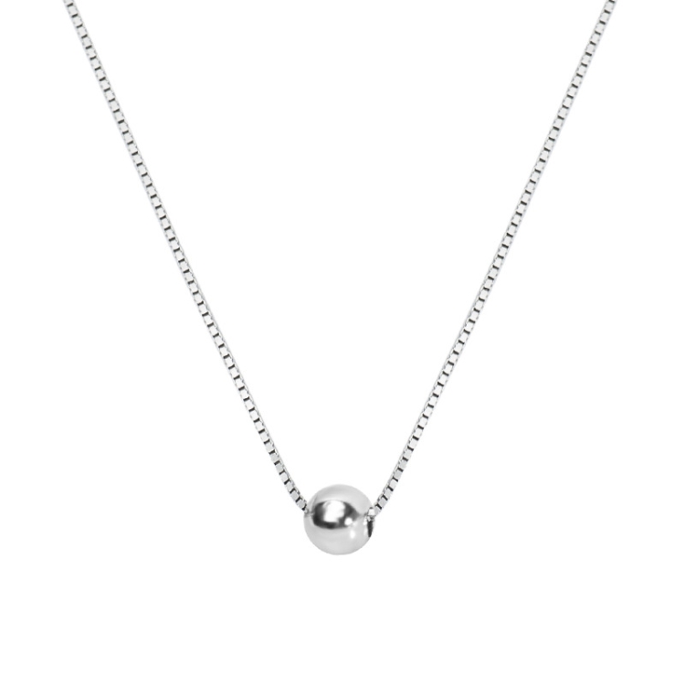 925 Sterling Silver Minimalist Lucky Bead Necklace Female Simple Short Round Bead Neck Chain
925 Sterling Silver Minimalist Lucky Bead Necklace Female Simple Short Round Bead Neck Chain