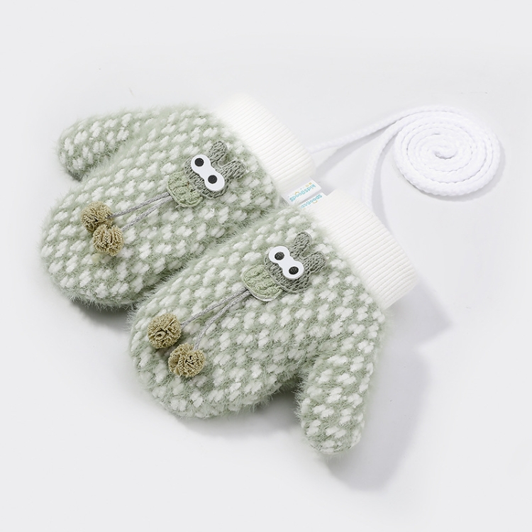 Children Gloves Plus Velvet Warm Gloves Cute Mitten Thicken Lanyard Gloves, Colour: Light Green (Little Rabbit)(M (5-12 years old))
Children Gloves Plus Velvet Warm Gloves Cute Mitten Thicken Lanyard Gloves, Colour: Light Green (Little Rabbit)(M (5-12 years old))