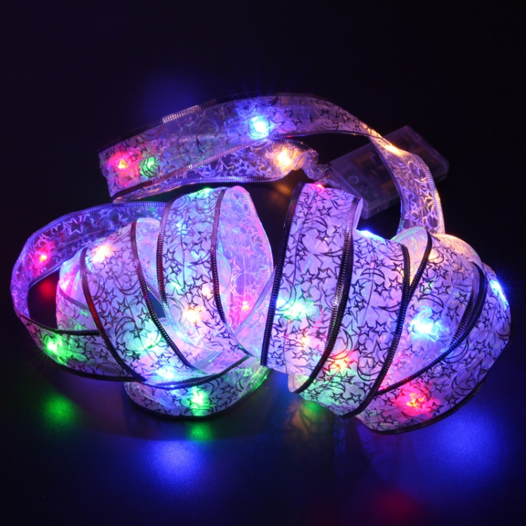 4m 40LEDs Gift Decoration Ribbon Light String LED Copper Wire Ribbon Christmas Tree Top Bowknot Light(Colorful Light)
4m 40LEDs Gift Decoration Ribbon Light String LED Copper Wire Ribbon Christmas Tree Top Bowknot Light(Colorful Light)