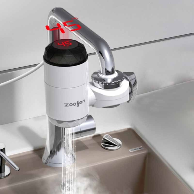 Zoosen Electric Hot Water Faucet Connection Type Instant Hot Water Faucet EU Plug, Style:White
Zoosen Electric Hot Water Faucet Connection Type Instant Hot Water Faucet EU Plug, Style:White