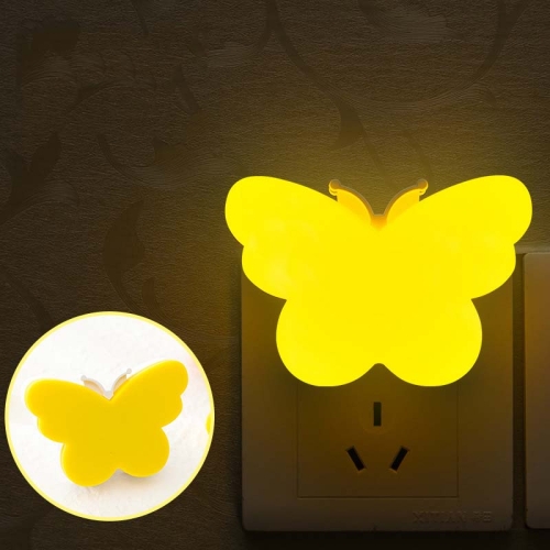 4 PCS Butterfly LED Light Control Sensor Night Light Mini Energy Saving Bedside Lamp, US Plug(Yellow)
4 PCS Butterfly LED Light Control Sensor Night Light Mini Energy Saving Bedside Lamp, US Plug(Yellow)