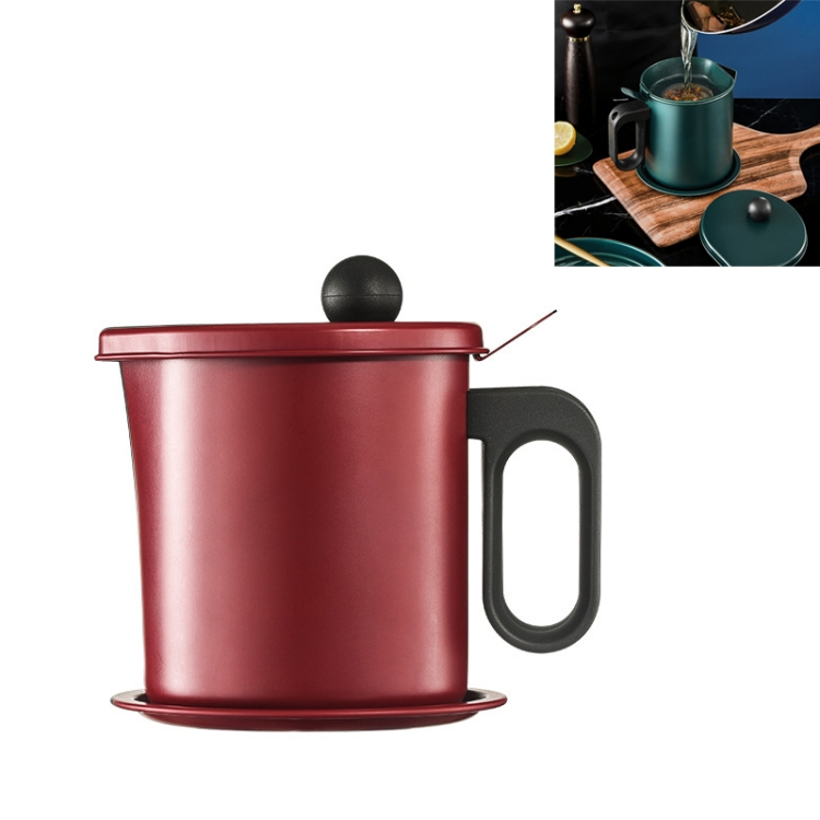 Kitchen Household Stainless Steel Oil Pot Filter Mesh With Lid Oil Bottle(Red Wine)
Kitchen Household Stainless Steel Oil Pot Filter Mesh With Lid Oil Bottle(Red Wine)