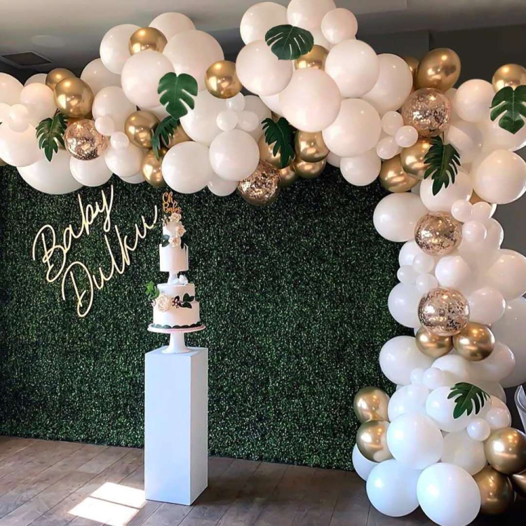 White Gold Party Theme Balloon Garland Set Birthday Wedding Decoration Balloon Set 
White Gold Party Theme Balloon Garland Set Birthday Wedding Decoration Balloon Set