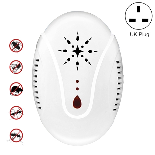 DC-9007 Ultrasonic Mosquito Repellent Portable Insect Repellent, Style:UK Plug(White)
DC-9007 Ultrasonic Mosquito Repellent Portable Insect Repellent, Style:UK Plug(White)