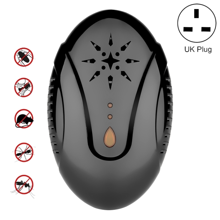 DC-9007 Ultrasonic Mosquito Repellent Portable Insect Repellent, Style:UK Plug(Black)
DC-9007 Ultrasonic Mosquito Repellent Portable Insect Repellent, Style:UK Plug(Black)