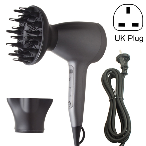Lescolton 9809 Household Smart High-power Cold Hot Wind Leafless Negative Ion Hair Dryer with Hair Comb, Plug Type:UK Plug(Black)
Lescolton 9809 Household Smart High-power Cold Hot Wind Leafless Negative Ion Hair Dryer with Hair Comb, Plug Type:UK Plug(Black)