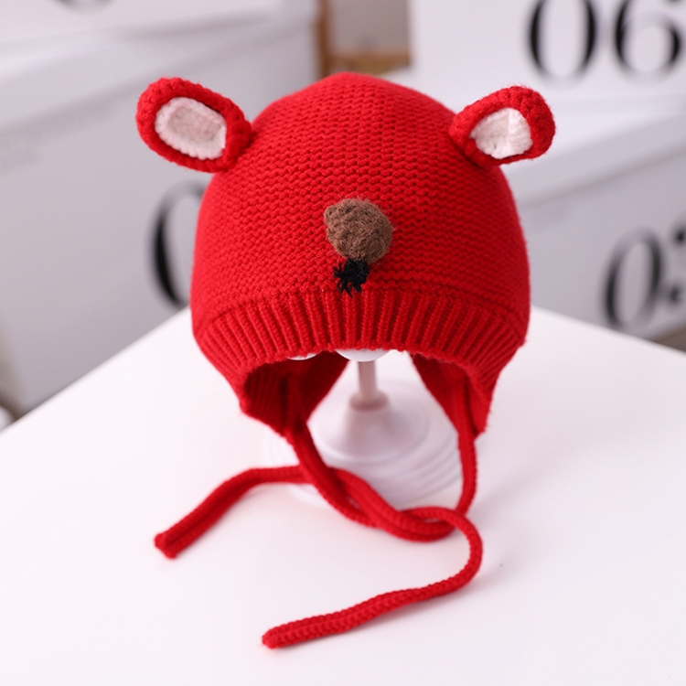 MZ9845 Cartoon Ear Newborn Woolen Hat Autumn and Winter Plus Cotton Warm Knitted Hat, Size: One Size(Red)
MZ9845 Cartoon Ear Newborn Woolen Hat Autumn and Winter Plus Cotton Warm Knitted Hat, Size: One Size(Red)