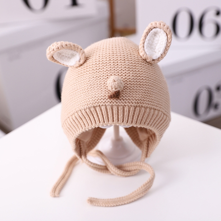 MZ9845 Cartoon Ear Newborn Woolen Hat Autumn and Winter Plus Cotton Warm Knitted Hat, Size: One Size(Beige)
MZ9845 Cartoon Ear Newborn Woolen Hat Autumn and Winter Plus Cotton Warm Knitted Hat, Size: One Size(Beige)