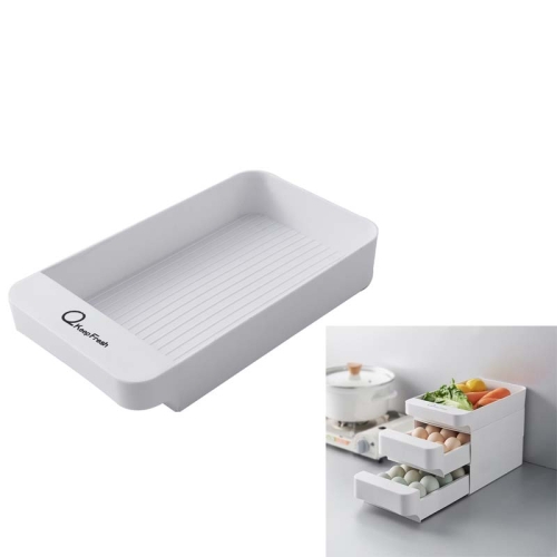 Kitchen Refrigerator Drawer Type Plastic Egg Box Divided Multi-Layer Egg Storage Box(Single Layer)
Kitchen Refrigerator Drawer Type Plastic Egg Box Divided Multi-Layer Egg Storage Box(Single Layer)