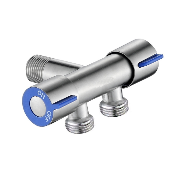 Stainless Steel One-In-Two-Out Multi-Function Three-Way Valve Faucet, Specification: Double 4-point Thread
Stainless Steel One-In-Two-Out Multi-Function Three-Way Valve Faucet, Specification: Double 4-point Thread