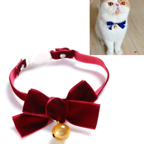 5 PCS Velvet Bowknot Adjustable Pet Collar Cat Dog Rabbit Bow Tie Accessories, Size:S 17-30cm, Style:Bowknot With Bell(Red)
5 PCS Velvet Bowknot Adjustable Pet Collar Cat Dog Rabbit Bow Tie Accessories, Size:S 17-30cm, Style:Bowknot With Bell(Red)