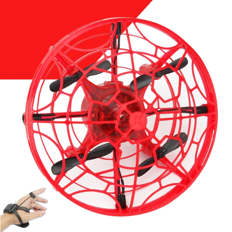 Intelligent Remote Control Induction Quadcopter Mini Drone Flying UFO Toy Flying Saucer, Colour: Red (Watch Remote Control UFO)
Intelligent Remote Control Induction Quadcopter Mini Drone Flying UFO Toy Flying Saucer, Colour: Red (Watch Remote Control UFO)