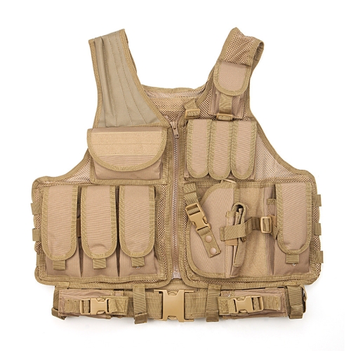 A60 Outdoor Equipment Vest Breathable Mesh Vest Tool Pocket, Size: Free Size(Brown)
A60 Outdoor Equipment Vest Breathable Mesh Vest Tool Pocket, Size: Free Size(Brown)