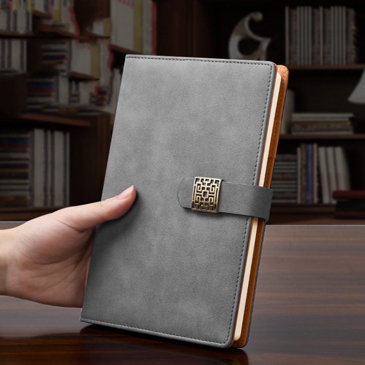 Notebook Business Retro Simple Notebook Office Notepad Gray A5 Window Grille Magnetic Buckle
Notebook Business Retro Simple Notebook Office Notepad Gray A5 Window Grille Magnetic Buckle