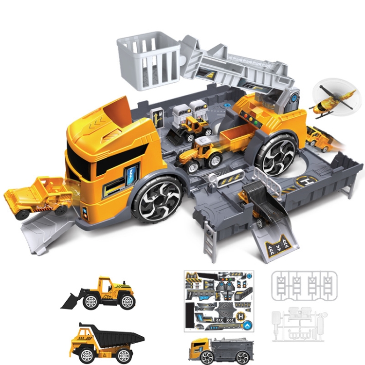 Children Toy Tractor Container Truck Simulation Parking Lot Car Model Set(Engineering vehicle)
Children Toy Tractor Container Truck Simulation Parking Lot Car Model Set(Engineering vehicle)