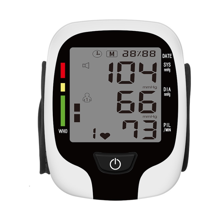 Wrist Type Electronic Blood Pressure Monitor Home Automatic Wrist Type Blood Pressure Measurement, Style: Live Voice Broadcast(White English)
Wrist Type Electronic Blood Pressure Monitor Home Automatic Wrist Type Blood Pressure Measurement, Style: Live Voice Broadcast(White English)